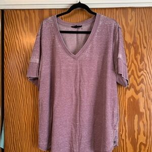 V-Neck Lavender Women's Top